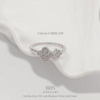 ราคา [Iris Jewellery] - CMDL329 Ring - 925 Sterling Silver Plated 18K White Gold (47351384943)