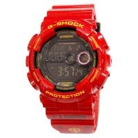ราคา Casio G-Shock นาฬิกาข้อมือผู้ชาย สายเรซิ่น รุ่น GD-100 x CHAR AZNABLE LIMITED EDITION - สีแดง (451251144)