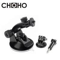 ราคา Car Suction Cup Windshield Mount + Long Screw + 1/4" Tripod Adapter For Gopro Hero 13 12 Accessories DJI OSMO Action Cam (29371082040)