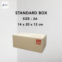 ราคา กล่องไปรษณีย์ สีแดง ขนาด 2A (14x20x12 ซม.) แพ็ค 10 ใบ กล่องพัสดุ กล่องฝาชน ถูกที่สุด !! (23940209978)