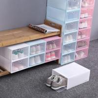 ราคา RB-C158 กล่องเก็บรองเท้าแบบพับได้แบบใสหนา (49351094882)