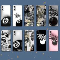 ราคา พิมพ์ลายแฟชั่น สําหรับ Vivo V5 V7 V9 V11i V11 V15 Pro Plus stussy 8 ball เคสโทรศัพท์ TPU สีดํานุ่ม (40215912150)