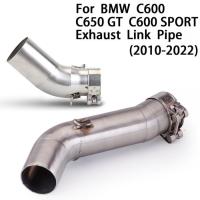 ราคา For BMW Scooter C600 C650 Sport GT 2010-2022 Motorcycle Exhaust Stainless Middle Link Adapter Pipe (48454998603)