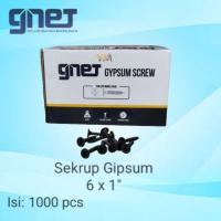ราคา GNET 6x1" สกรูยิปซั่ม 1000 ชิ้น (55656190665)
