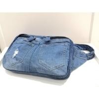 ราคา กระเป๋าคาดเอวผ้ายีนส์แฮนด์เมด (40829187149)