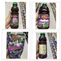 ราคา น้ำลูกพรุน 100% ตรา เดล มอนเต้ 473 Ml. Del Monte Prune Juice / ลูกพรุน อบแห้ง ตรา เดล มอนเต้ 283 G. Dried Prunes (52456807045)