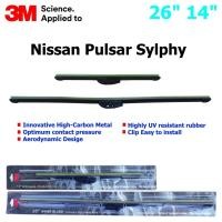 ราคา ใบปัดน้ำฝน 3M Silicone Model สำหรับ Nissan Sylphy ขนาดใบ 26"+14" สินค้าระดับพรีเมี่ยม หรูหรา สวยงาม ทนทาน คุณภาพดี (11988409136)