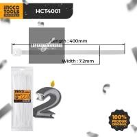 ราคา 100 ชิ้นสายผูก (40 ซม.สีขาว) INGCO HCT4001 เนคไทไนลอนสายผูก (43264765682)