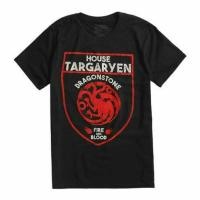 ราคา เสื้อยืดคอกลมเสื้อยืด พิมพ์ลาย Game Of Thrones Targaryen Dragon Sigil เข้ากับทุกการแต่งกาย แฟชั่นคู่รักS-4XL (16489483720)