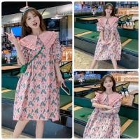 ราคา งานป้าย YPY เดรสสั้นลายดอกไม้แขนสั้น ลายสวยน่ารักมากๆๆๆ น้า คอปกแต่งระบายช่วงลำตัวเป็นทรงปล่อยๆสวมใส่สบายค่ะมีซับใน (19184198257)