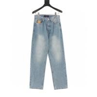 ราคา Louis Vuitton สไตล์ใหม่ กระเป๋าตัวอักษรปักโลโก้ พร้อมกางเกง_denim_บูล กางเกงขายาวทรง Skinny สไตล์ casual สำหรับทั้งผู้ชายและผู้หญิง (45757132883)