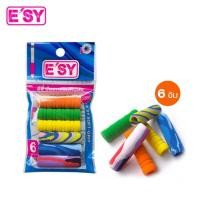 ราคา ปลอกดินสอ ตราอีซี่ e'sy แบบฟองน้ำ จำนวน 6 ชิ้น (คละลาย) ปลอกปากกา ปลอมสวมดินสอ ปลอกหุ้มดินสอ (8585232464)