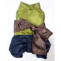 ราคา ชุดไทยน้องหมา ชุดโจงกระเบนสีเขียวน้ำเงิน (1394211193)