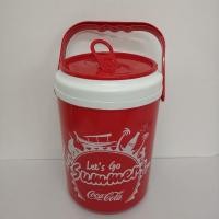 ราคา กระติก Coke summer 11 ลิตร กระติกน้ำแข็งโค้กทรงกลม Cola Cola แบรนด์แท้  รูปทรงกระป๋องโค้ก สีแดง ลาย thailand ของใหม่ (23449796936)