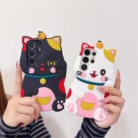 ราคา 3D กันกระแทก สําหรับ iPhone 11 Pro Max 12 13 Mini 7 8 6 6S plus SE 2020 SE2 SE3 เคสมือถือ Soft TPU Case เคสป้องกัน Cute Cartoon Lucky Cat Cover คสกันกระแทก เคสซิลิโคน เคสป้องกันสามมิติ (40327934001)