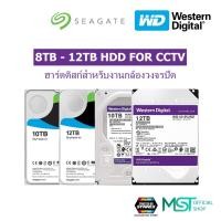 ราคา Harddisk HDD CCTV 6TB 8TB 10TB 12TB WD Purple / Seagate SkyHawk ฮาร์ดดิสก์ใส่กล้องวงจรปิด ประกันไทย (18602967521)