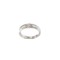 ราคา Tanitt Gems แหวนชายทองคำขาวประดับเพชรแบบเรียบหรู - White Gold (216639522)