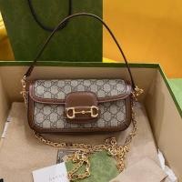 ราคา กระเป๋ากุชชี่ สไตล์ใหม่ปี 1955 ม้าบิต สำหรับสุภาพสตรี สามารถสะพายและถือได้ พร้อมสายโซ่ (45107445014)