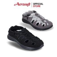 ราคา Aerosoft (แอโร่ซอฟ ) รองเท้าผ้าใบรัดส้น เดินป่า ผู้ชาย ผู้หญิง เพื่อสุขภาพ ผ้าใบสีดำ รุ่น SN7907 (15678707300)
