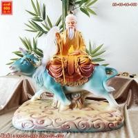 ราคา ไท่เสียงเหล่ากุง นั่งประทับวัว เสื้อสีส้ม งานเรซิ่นสีไต้หวัน ขนาดสูง 16 นิ้ว (13333956108)