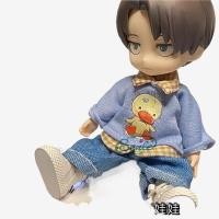 ราคา 8 คะแนน bjd เสื้อผ้าเด็ก 16-17 ซม. ตุ๊กตาสวมเสื้อกันหนาวชุดลำลองสไตล์เกาหลี ob11 เสื้อผ้าเด็ก (15361915708)