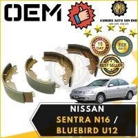 ราคา (1@Set) ผ้าเบรคหลัง Nissan Sentra N16 Bluebird U12 (51603639048)