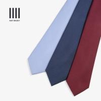 ราคา SUIT SELECT Slim Plain Color Tie เนคไทสีทอง ฟ้า ชมพู แดง น้ำเงิน เทา ดำ (22641257653)