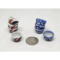 ราคา ชามจิ๋วลายตราไก่และลายครามพร๊อพถ่ายรูปขนาดเล็กของจิ๋วของสะสม (12713099650)