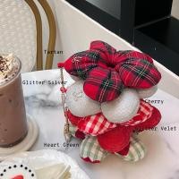 ราคา (ยางมัดผม) มี 5 สี ยางมัดผมดอกไม้ ยางผูกผม โบว์ผูกผม ยางรัดผมดอกไม้ สไตล์เกาหลี (25988672726)