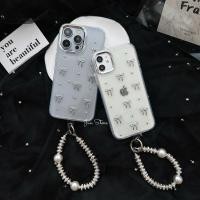 ราคา เคสซิลิโคนโบว์กากเพชรหนาพร้อมสร้อยข้อมือข้อมือหิน (25596436645)