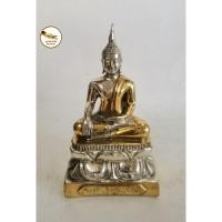 ราคา หลวงพ่อทันใจ วัดพระธาตุดอยคำ เนื้อทองเหลือง ทำผิวสองกษัตริย์​ หน้าตัก 3" (25925900346)