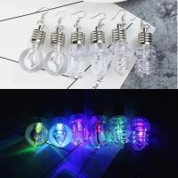 ราคา ต่างหูหลอดไฟ LED แบบจี้ สร้อยคอและต่างหู ของแต่งกายส่องแสง ของขวัญสนุกสำหรับเพื่อน (51752452627)