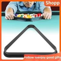 ราคา Shopp Shopp 2 ชิ้นพลาสติกบิลเลียดกรอบสามเหลี่ยมสำหรับสนุ๊กเกอร์/สระว่ายน้ำเสริมขอบโค้งมนลูกสนุ๊กเกอร์แร็คอุปกรณ์โต๊ะพูลสีดำ (อเมริกัน) (41727833172)