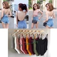 ราคา บอดี้สูทสายเดี่ยว บอดี้สูทเว้าหลัง สายเดี่ยวเว้าหลัง บอดี้สูท สีดำ (4762515287)
