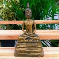 ราคา สมเด็จพระพุทธอังคีรส พระพุทธรูปคู่บ้านคู่เมือง หน้าตัก 4 นิ้ว สีทองโบราณ บูชาแล้วจะประสบความสำเร็จเป็นสิริมงคล (23130151156)