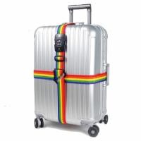 ราคา คุณภาพสูงสายรัดกระเป๋าเดินทางเข็มขัด 180 ซม. 3 หลัก PIN TSA LOCK- เข็มขัดนิรภัยกระเป๋าเดินทางพร้อมล็อค (8029921747)