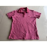 ราคา เสื้อโปโลลายเส้นสีชมพู แบรนด์ แตงโม (12181331351)