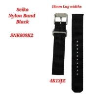 ราคา SEIKO 5 สายนาฬิกา 18 มม. สีดํา 4K13JZ สําหรับ SNK809K2 / SNK809KD / SNKN33K1 (46056198068)