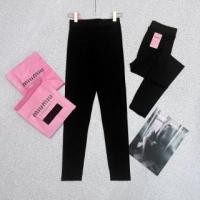 ราคา MIU MIU เลกกิ้งผู้หญิง มีกระเป๋า สีชมพู กุ้นขาคุณภาพสูง (24675234406)