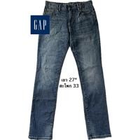 ราคา กย13 กางเกงขายาว มือสอง ขายตามสภาพ กางเกงยีนส์สีน้ำเงิน GapKids1969 Size S (48303073267)