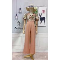 ราคา จั๊มสูทขายาวมือ 1 ป้ายห้อย งานป้าย Love lady ไซต์ S/L (11896264444)