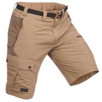 ราคา กางเกงขาสั้นที่ทนทานสำหรับผู้ชายใส่เทรคกิ้งบนภูเขารุ่น Trek 500 (สีน้ำตาล) (6391099805)