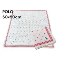ราคา ผ้าพันคอ POLO RALPH LAUREN ผ้าเช็ดหน้าผืนใหญ่ มือสอง ของแท้จากญี่ปุ่น (41923680672)