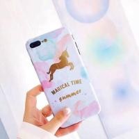 ราคา [ใส่โค้ดลดค่าส่ง] เคสลายหินอ่อนม้ายูนิคอร์น MAGICAL TIME iPhone 6/6s/6+/6s+/7/7+/8/8+/X (1200134512)
