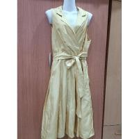 ราคา เดรสผ้าไหมสีเหลืองทอง ไซส์ L สีจริงเข้มกว่าในรูป (20995133436)