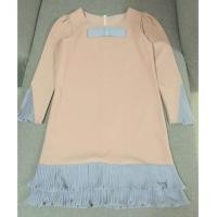 ราคา Dress brand The Kiss Principleสีชมพู ชายระบายสีม่วงอ่อน (802252285)