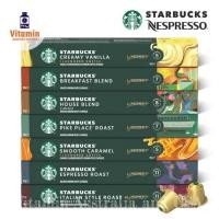 ราคา Starbucks Capsule Nespresso กาแฟแคปซูล สตาร์บัค ของแท้ พร้อมส่ง แคปซูล กาแฟ สตาร์บัคส์ Starbucks Nespresso บรรจุ10แคปซูล (11122532242)