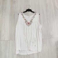 ราคา ผู้หญิง-เสื้อกล้ามไซส์ใหญ่เสื้อไปทะเลไซส์ใหญ่ปักดอกไม้ (47307440425)