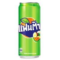 ราคา แฟนต้า น้ำอัดลม น้ำเขียว 325 มล. Fanta Soft Drink Fruit Punch (Green) 325ml. (14433584222)
