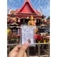ราคา เหรียญจี้ปรกใบมะขามท้าวเวสสุวรรณ ''รุ่นคุ้มภัยให้ลาภ'' วัดจุฬามณี เนื้อทองแดงปี62 (12166808565)